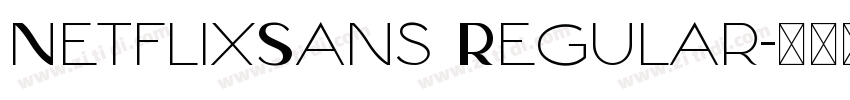 NetflixSans Regular字体转换